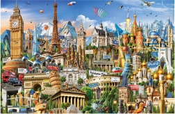 Educa Miniature Puzzle Symbols of Europe 1000 Pieces