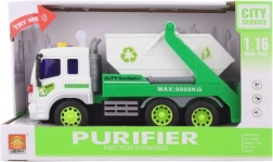 Auto mit Container und Geräusch- und Lichteffekten