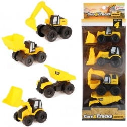 Set of Construction Machines BULL, 4pcs