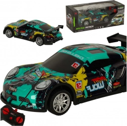 Rc sportauto NIGHT WOLF blauw‑groen