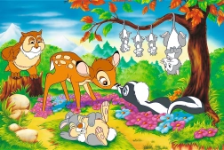 Puzzel Bambi en bosvrienden 160 stukken