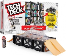 Vitrine Tech Deck avec rampe pour fingerboards
