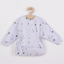 New Baby Long-Sleeve Bib–Apron 45 × 36 cm