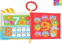 Stoffen babyboekje 15 × 15 cm