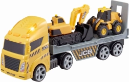JCB transport set with construction machines with lights and sounds