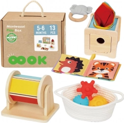 Montessori educatieve box 6-in-1 voor baby’s 5–6 maanden WOOPIE