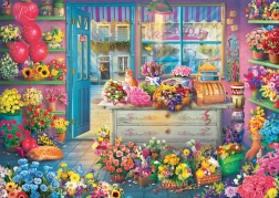 Colorful Flower Shop Puzzle 1000 Pieces