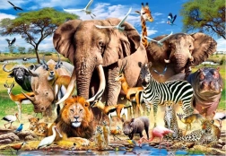 Puzzle 260 pieces Savanna Animals