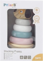 Pyramide à empiler en bois chien POLARB