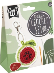 Kit de crochet – porte-clés arc-en-ciel, pastèque ou petit soleil