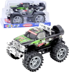 Voiture tout-terrain à propulsion arrière vert-noir 27 cm