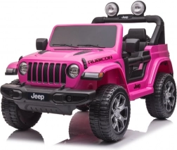Elektrische kinderauto BABY MIX JEEP WRANGLER RUBICON roze