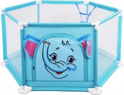 kinder speelbox olifant met ballen en basket