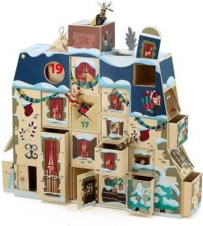 Vilac houten adventskalender huisje