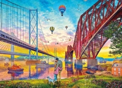 Gibsons puzzle Three Bridges over the River 1000 pieces