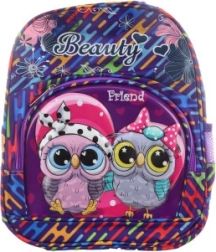 Backpack with Owl Motif 28 × 33 cm