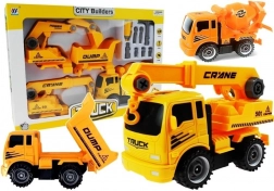 Set demonteerbare bouwvoertuigen