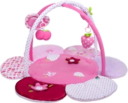 PLAYTO Flower-Shaped Play Mat with Hanging Arch