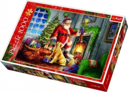 Kerstpuzzel - Tijd van Cadeaus 1000 Stukken