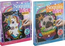 Afbeeldingen maken op nummer – eenhoorn of hondje, 20 × 25 cm