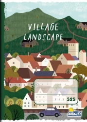 Schoolschrift A5 geruit 5 × 5 mm Dorp, 20 vellen