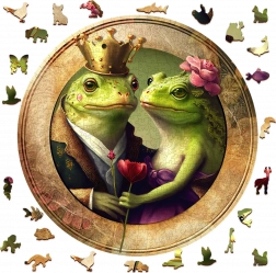 Houten puzzel Liefde en Kikkers 505 stukjes