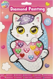 Creatieve set diamant schilderen Kat XL