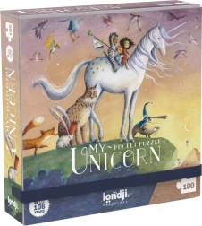 Londji Pocketpuzzel Unicorn - 350 stukjes