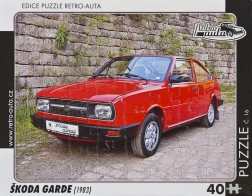 Puzzel RETRO-AUTO’S Škoda Garde 40 stukjes