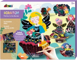 Krasteen beweegbare feeën in de tuin