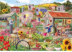 Puzzle Life on the Garden 1000 Pieces