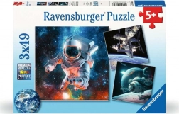 Ravensburger Space Exploration Puzzle 3x49 Pieces