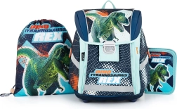 Premium Light schoolsset dinosaurus – rugzak, gymsack en etui
