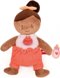 Doudou Jolijou poupée 18 cm orange