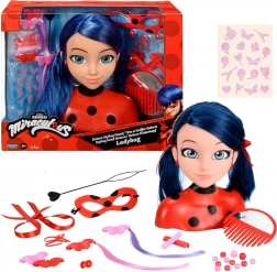 Tête à coiffer MIRACULOUS LADYBUG Marinette Deluxe avec accessoires
