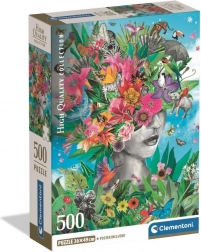 Puzzle Jungle Head 500 Pieces CLEMENTONI
