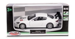Die-cast model MASERATI GranTurismo MC GT4 1:43 with opening doors and pull-back