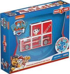 Geomag magnetic cubes Magicube PAW Patrol – Marshall in a fire truck