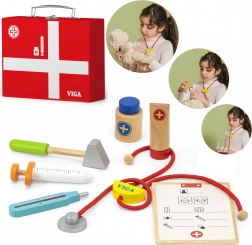 Houten doktersset in koffer VIGA