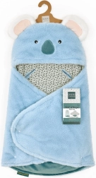 Pluchen deken met capuchon Yoca le Koala 70 cm