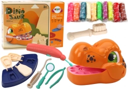 Creatieve set dinosaurus-tandarts met klei en accessoires