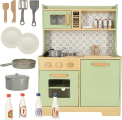 Kinder houten keuken munt