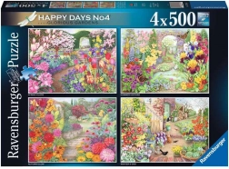 Ravensburger puzzel Prachtige tuinen 4×500 stukjes