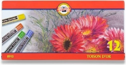 Craies artistiques sèches 12 couleurs KOH‑I‑NOOR