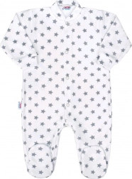 Infant romper NEW BABY Classic II grey with stars