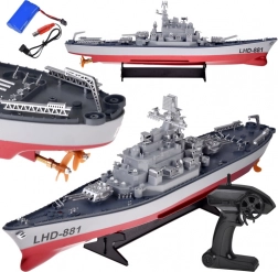 RC slagschip LHD-881 op schaal 1:390