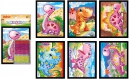 Mozaïek Mini Dinosaur Glinsterend 10x12 cm