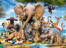 RAVENSBURGER Puzzle African Friends 300 Teile