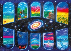 Puzzle magnolia Fenêtres de l’âme 1000 pièces