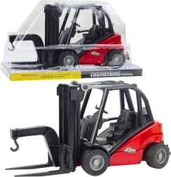 Children's Forklift with Moving Forks – Red